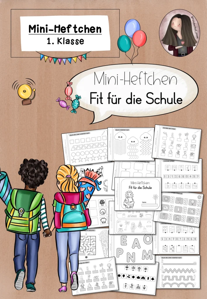 Mini-Heft Schulstart Vorschule - Cover für Vorschule