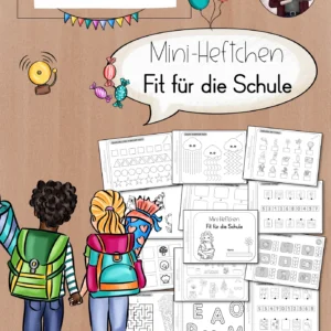 Mini-Heft Vorschule – Fit für die Schule mit Übungen zum Schulstart