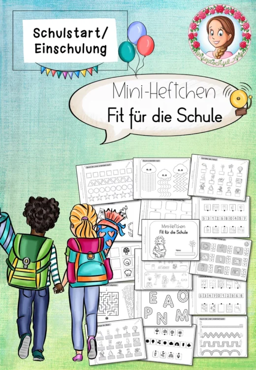Fit für die Schule | Mini-Heft für Kita & Schulstart