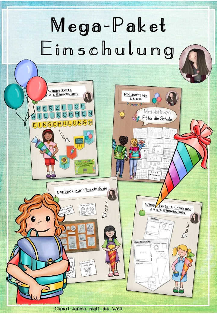 Mega-Paket zur Einschulung (1. Klasse)
