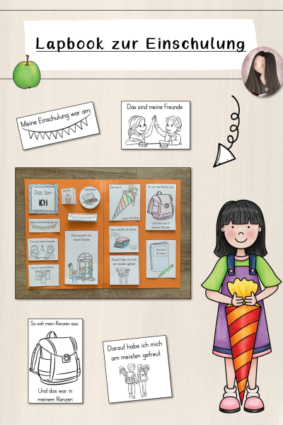 Lapbook zur Einschulung (1. Klasse) (662197)