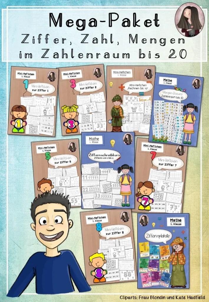 Materialpaket Mengen Mathematik Klasse 1 - Cover für Klasse 1