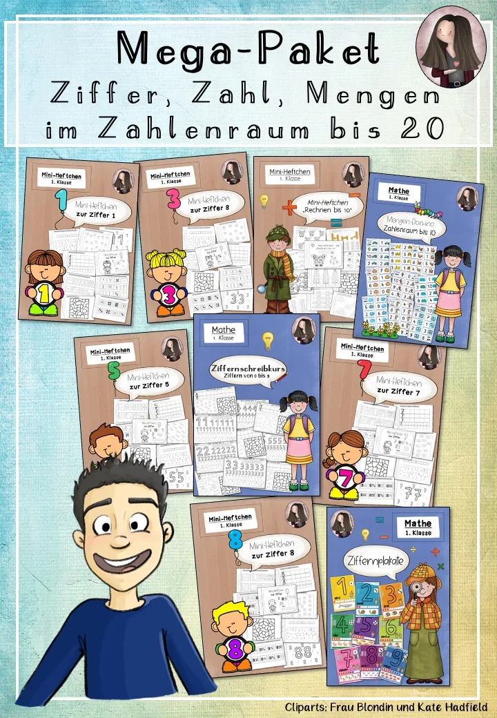 Materialpaket Mengen Mathematik Klasse 1 - Cover für Klasse 1