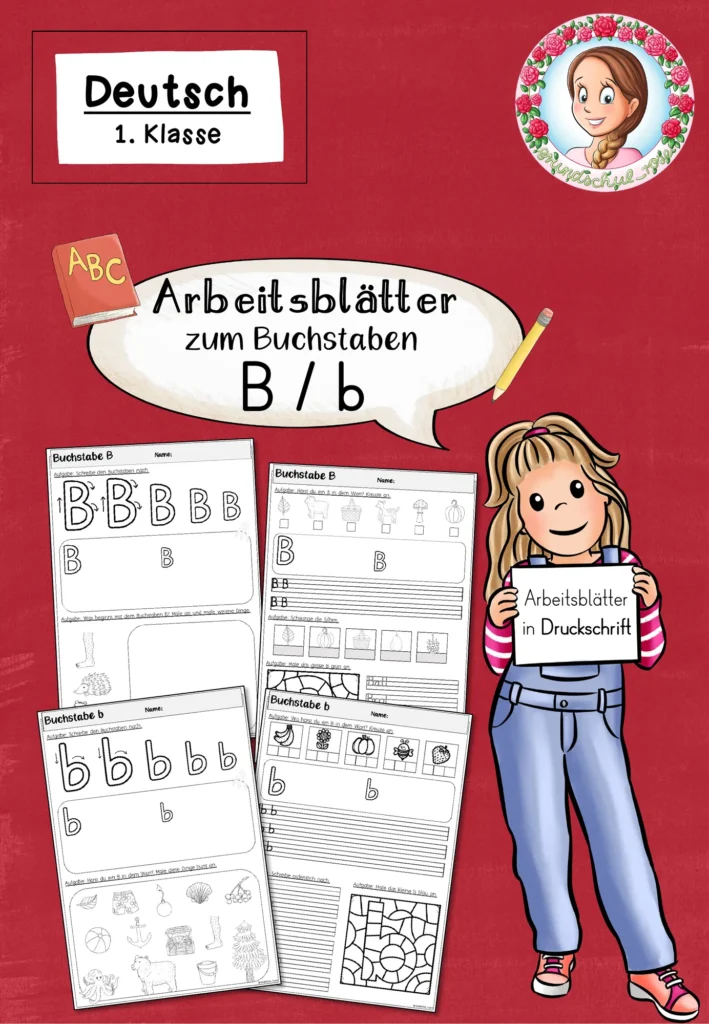 Arbeitsblätter Buchstabeneinführung Deutsch Klasse 1 - Cover für Klasse 1