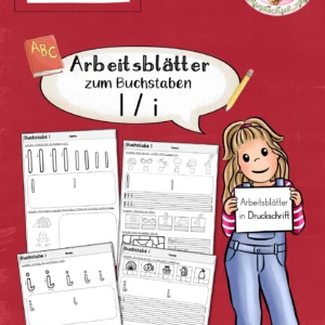 Arbeitsblätter zur Einführung des Buchstabens I in Druckschrift (1. Klasse)