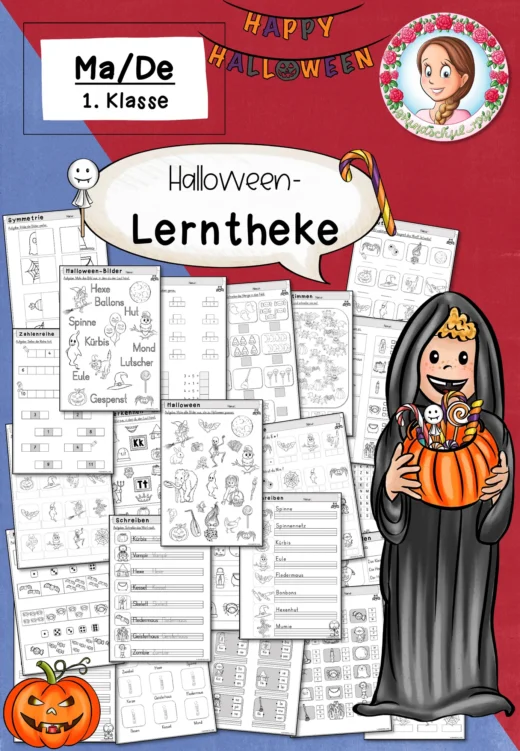 Halloween-Lerntheke (1. Klasse)