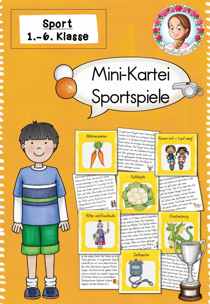 Sportspiele Kartei | Sportunterricht Grundschule