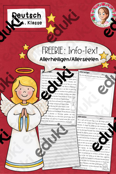 FREEBIE: Infotext zu Allerheiligen und Allerseelen (1.-4. Klasse) (730115)