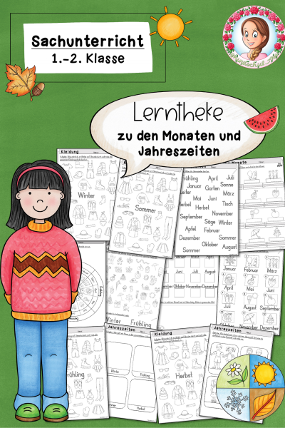 Lerntheke Monate und Jahreszeiten (Klasse 1 bis 2) (732074)