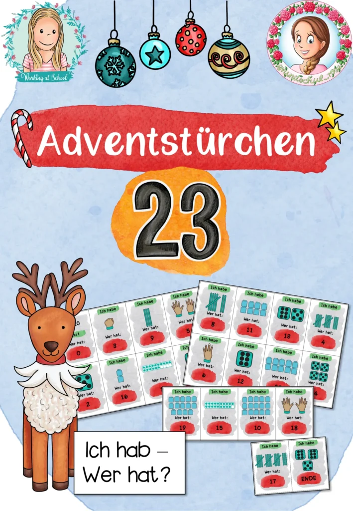 Lernspiel Weihnachten Mathematik Klasse 1 - Cover für Klasse 1