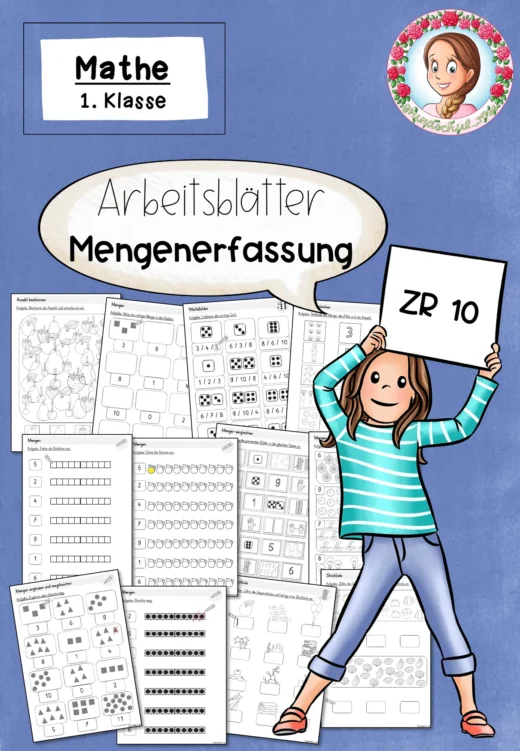 Mengenerfassung ZR 10 (1. Klasse) – Zählen & Vergleichen lernen Mathematik