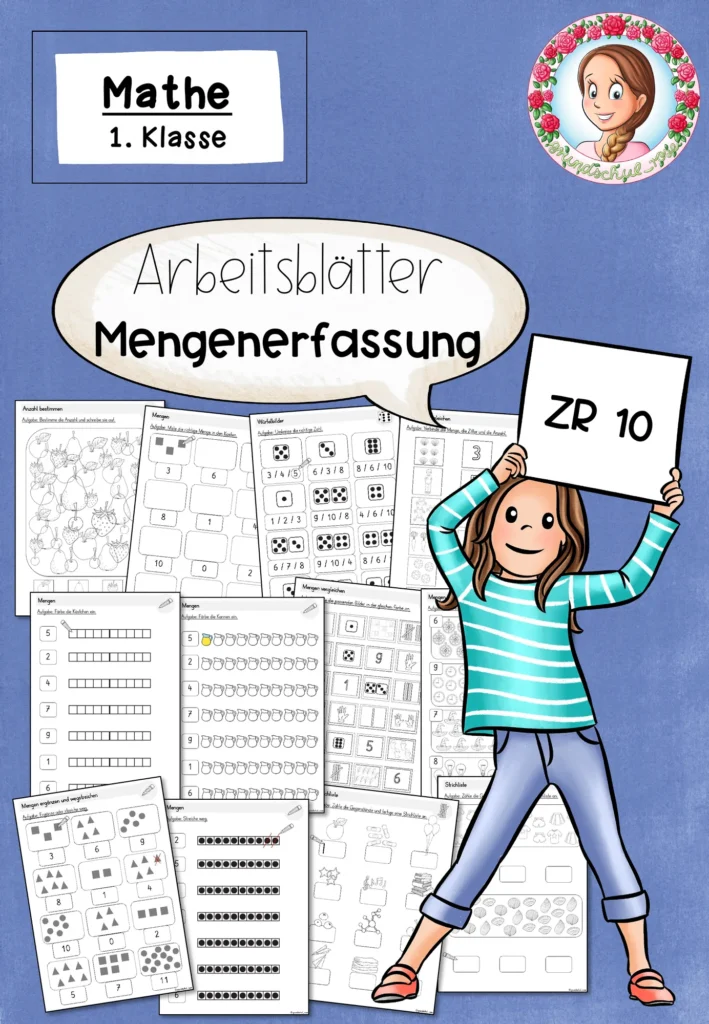 Unterrichtsmaterial Mengen Mathematik Klasse 1 - Cover für Klasse 1