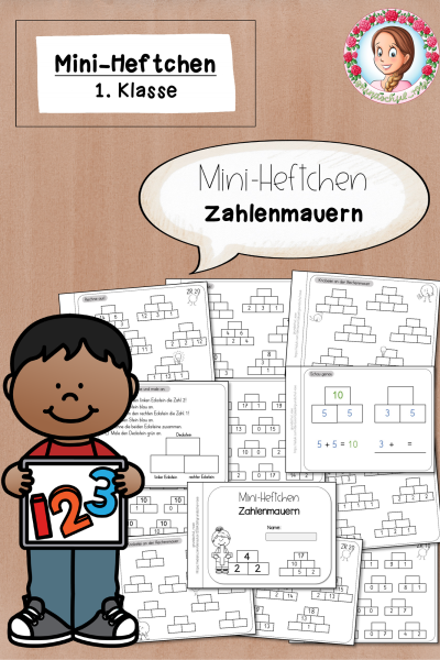 Mini-Heftchen Zahlenmauern (1. Klasse) (768818)