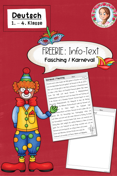FREEBIE: Infotext zu Karneval / Fasching (772519)