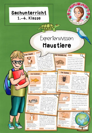 Cover: Haustiere Grundschule | Expertenwissen Sachunterricht Klasse 1-4 – digitales Unterrichtsmaterial für die Grundschule