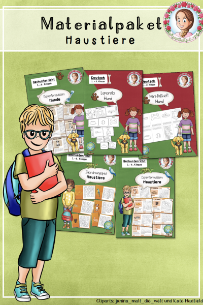 Materialpaket zu den Haustieren / Haustiere (782254)