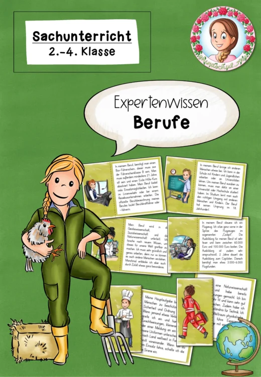 Zuordnungsspiel zu den Berufen / Berufe (2.-4. Klasse)