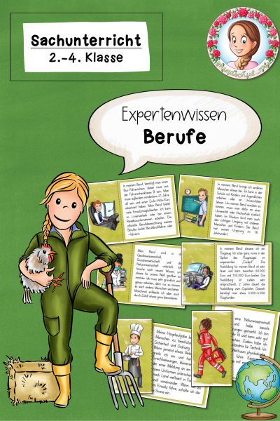 Zuordnungsspiel zu den Berufen / Berufe (2.-4. Klasse) (782579)