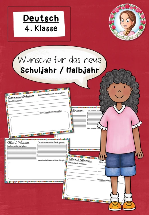 FREEBIE: Wünsche/Vorsätze für das neue Schuljahr (1.-6. Klasse)