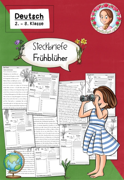Steckbriefe Frühblüher (Klasse 2 bis 4)