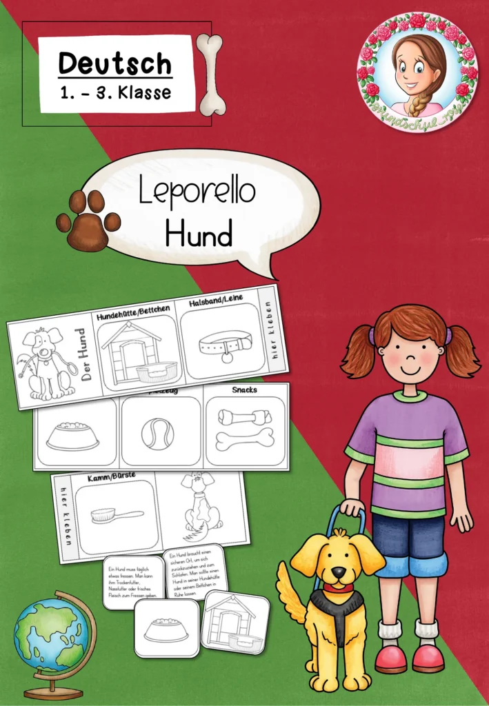 Hund Leporello | Haustiere Sachunterricht Klasse 1-3 Cover