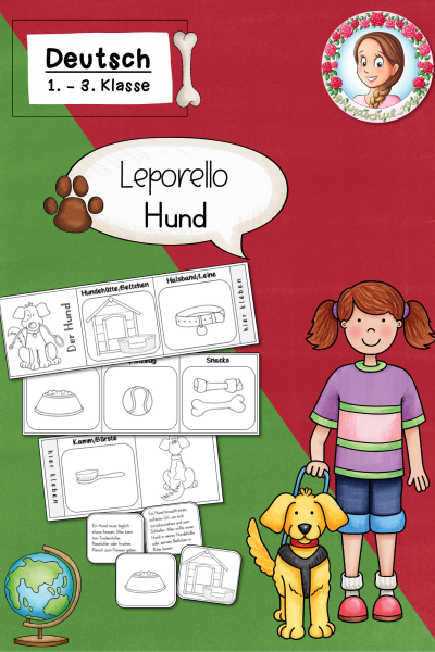 Leporello zum Hund / Hunde (1.-3. Klasse) (803627)