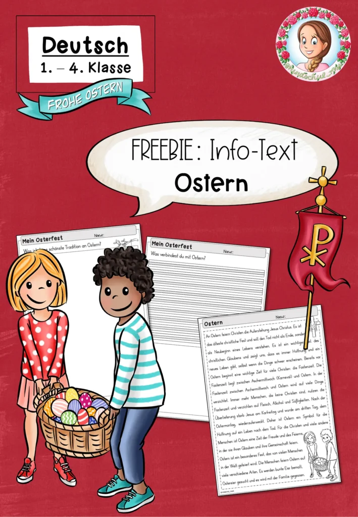 Infotext Ostern Deutsch Klasse 1-4 - Cover für Klasse 1-4