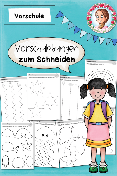 Schneideübungen für die Vorschule – Schneiden lernen in der Kita (814826)