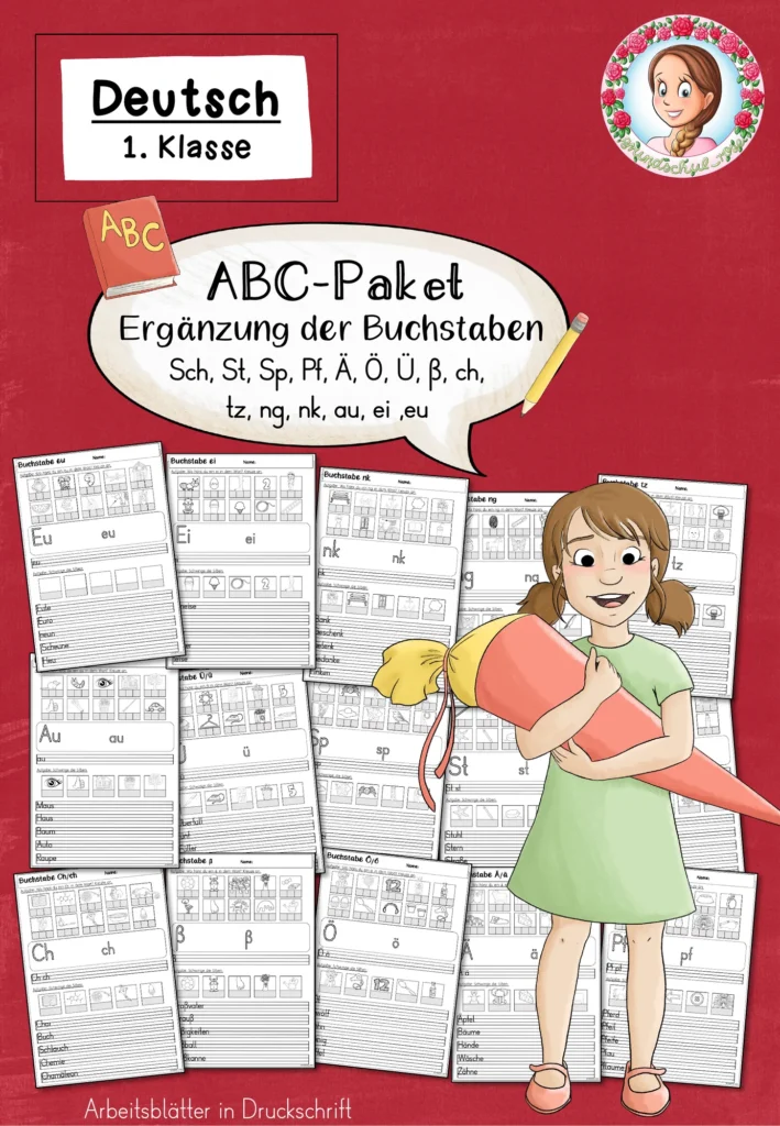 Arbeitsblätter Buchstabeneinführung Deutsch Klasse 1 - Cover für Klasse 1