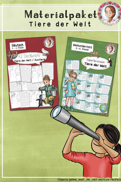 Materialpaket zu den Tieren der Welt / Tiere der Welt / Zootiere (833168)