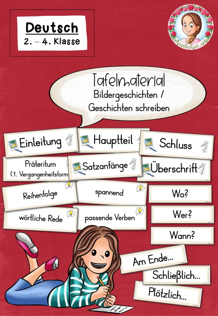 Bildergeschichte Bildergeschichtenschreiben Deutsch Klasse 2-4 - Cover für Klasse 2-4