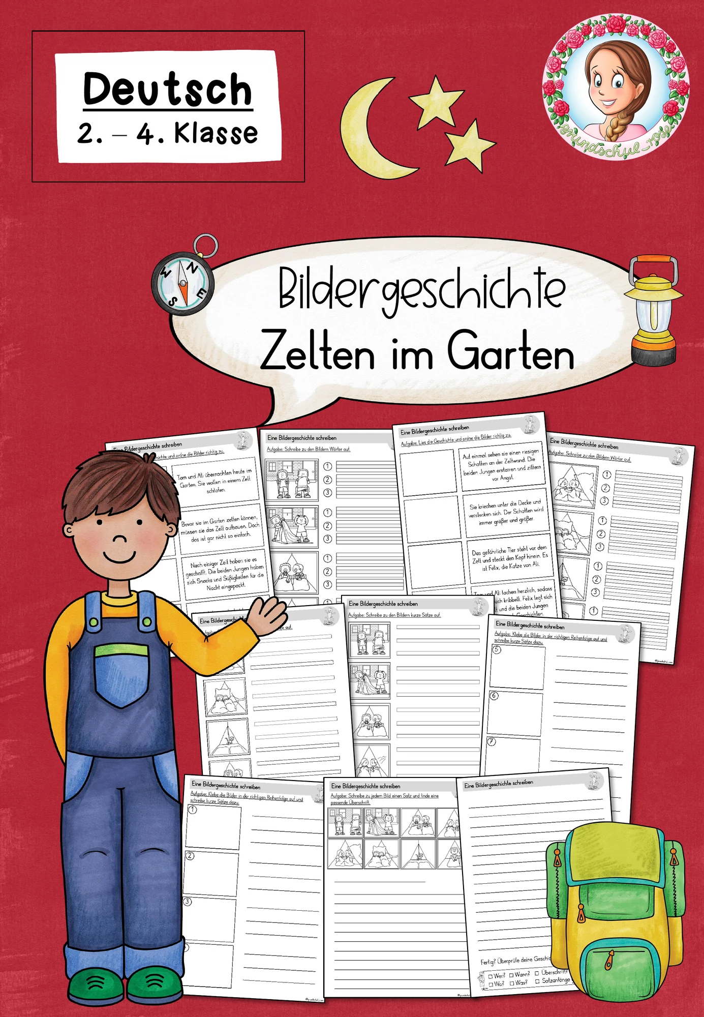 Bildergeschichten Sommer | Geschichten schreiben Klasse 2-4