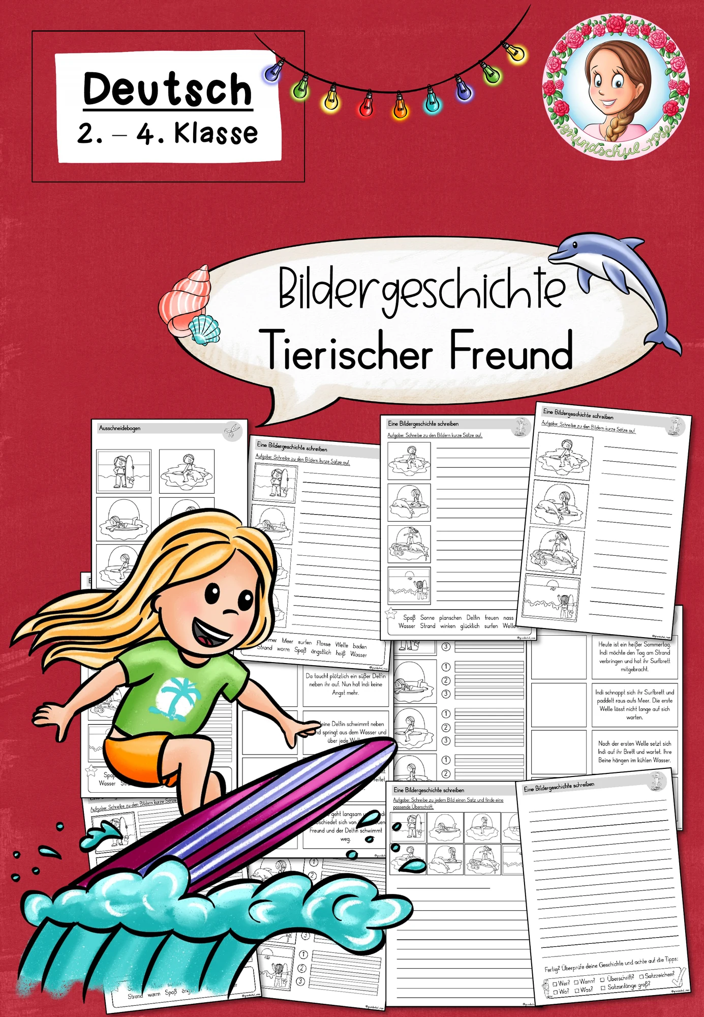 Bildergeschichten Sommer | Geschichten schreiben Klasse 2-4