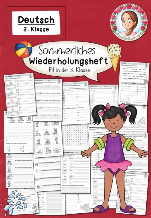Fit für Klasse 4 Deutsch | Wiederholungsheft Klasse 3