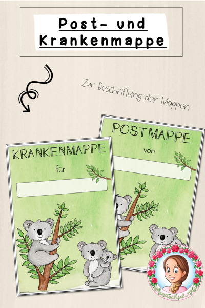 Koala-Klasse: Post- und Krankenmappe (Classroommanagement) (874694)
