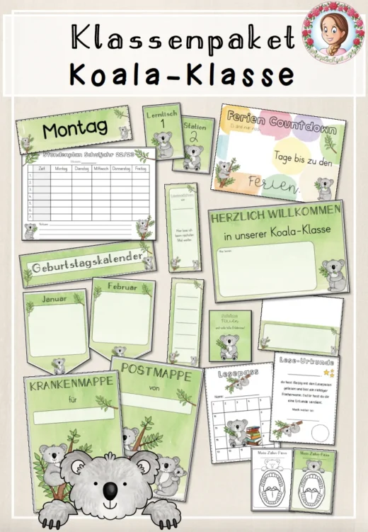 Klassenpaket: Koala-Klasse (Classroommanagement)