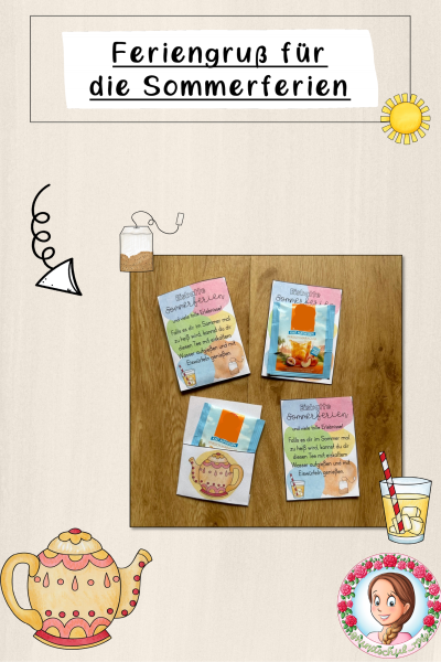 FREEBIE: Feriengruß zu den Sommerferien / Sommer (878900)