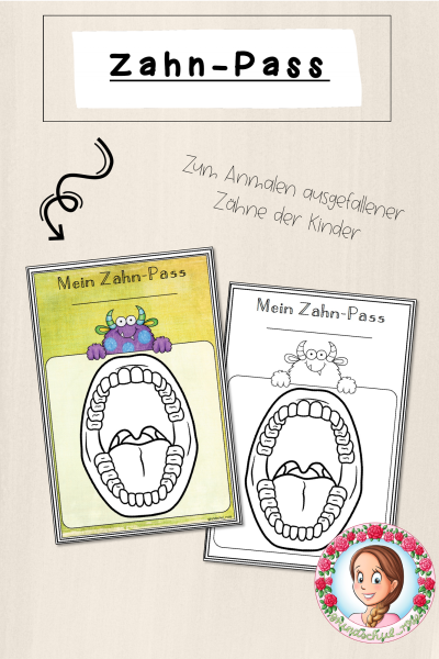 Monster-Klasse: Zahnpass (Classroommanagement) (891146)