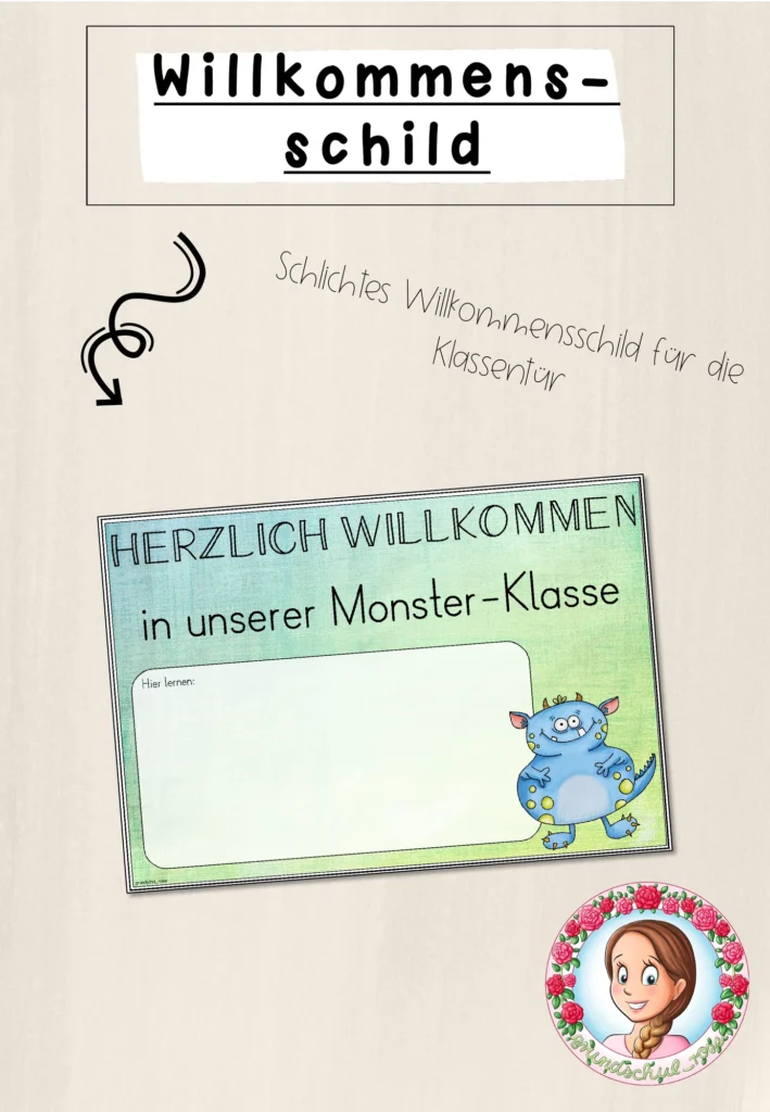 Klassenorganisation Schulstart Klasse 1 - Cover für Klasse 1