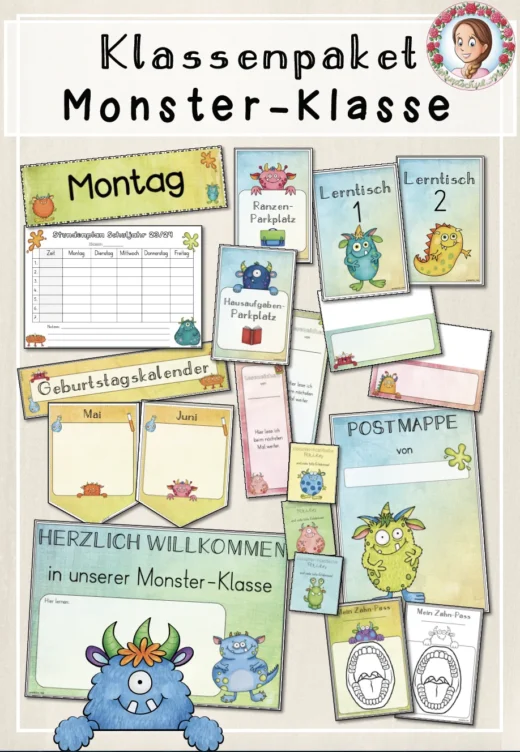 Klassenpaket: Monster-Klasse (Classroommanagement)