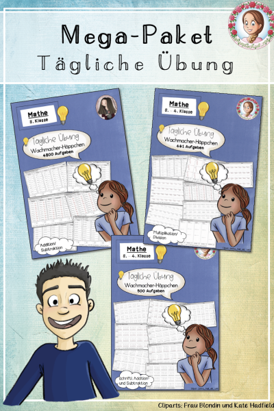 Mega-Paket: Tägliche Übung – Kopfrechnen (Klasse 3 bis 4) Mathematik (909763)