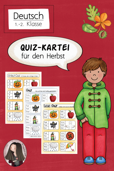 Herbst: Quiz-Kartei für die 1. & 2. Klasse (91194)