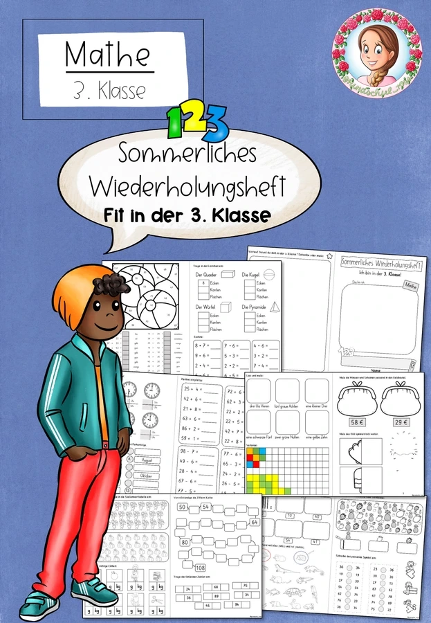 Fit für Klasse 3 | Ferienheft Mathe Klasse 2 Wiederholung
