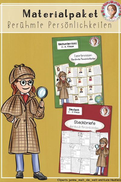 Materialpaket zu den Berühmten Persönlichkeiten / Berühmte Persönlichkeiten (961982)
