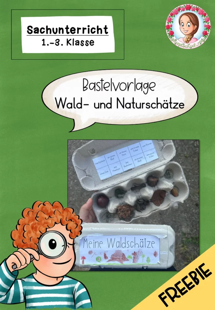 Herbst basteln Waldschätze Cover