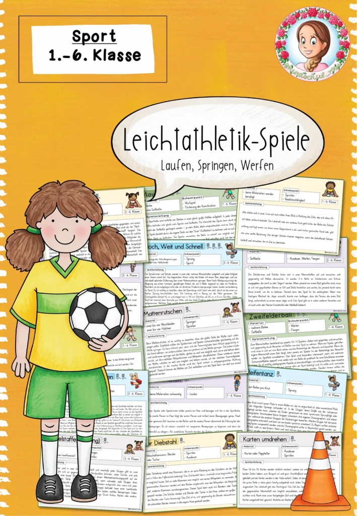 Leichtathletik Spielekartei | Sportunterricht