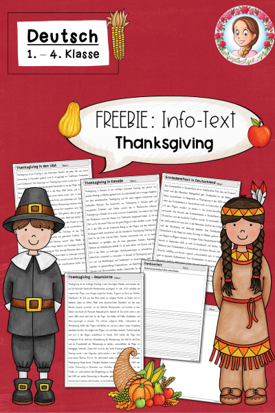 FREEBIE: Infotext zu Thanksgiving (1.-4. Klasse) (987289)