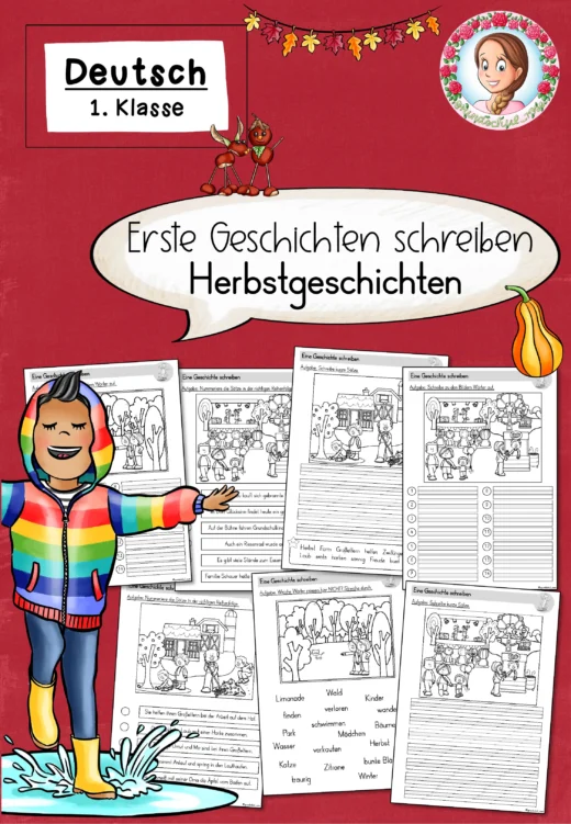Herbst: Erste Geschichten schreiben (1. & 2. Klasse)