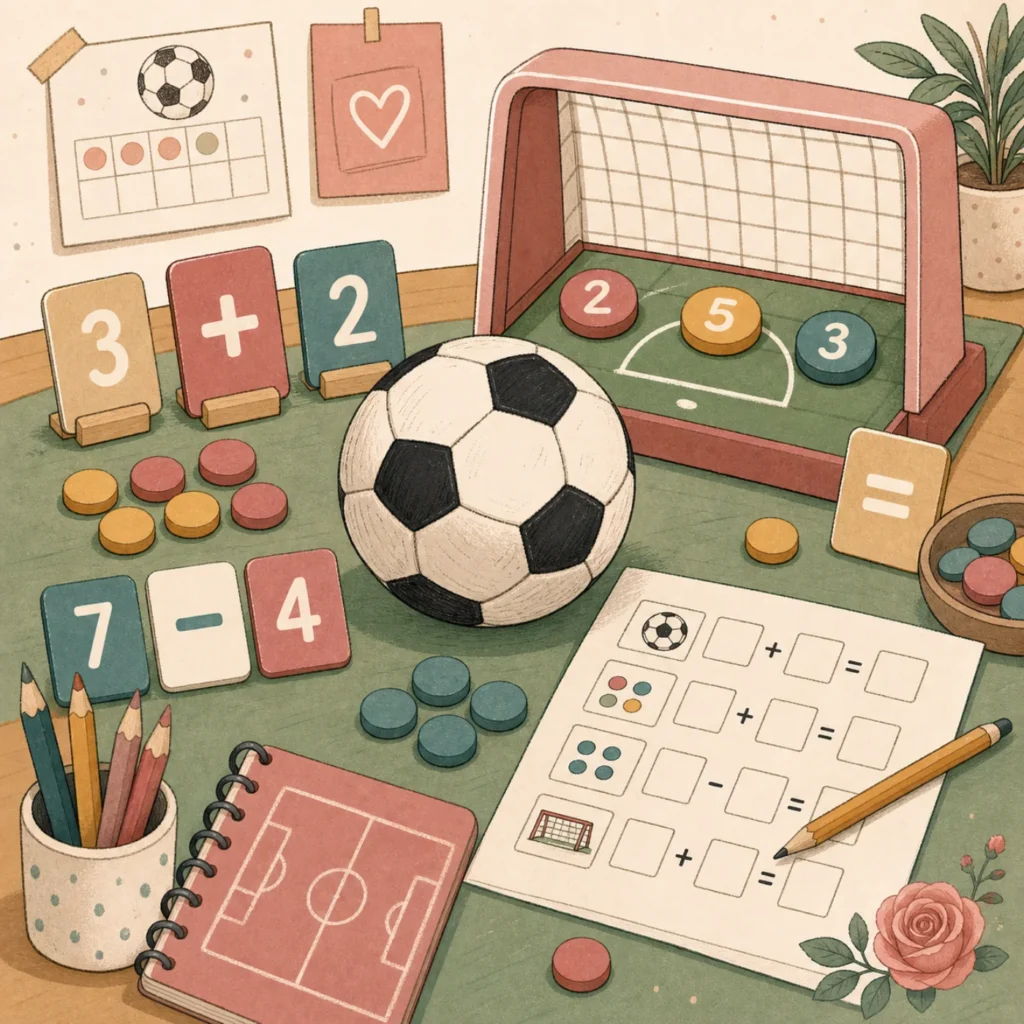 Beitragsbild: Fußball WM 2026 Mathe Material: 5 einfache Rechenideen